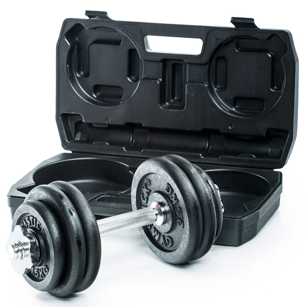 Hantel Gymstick Adjustable Dumbbell Set Ställbar 15 kg